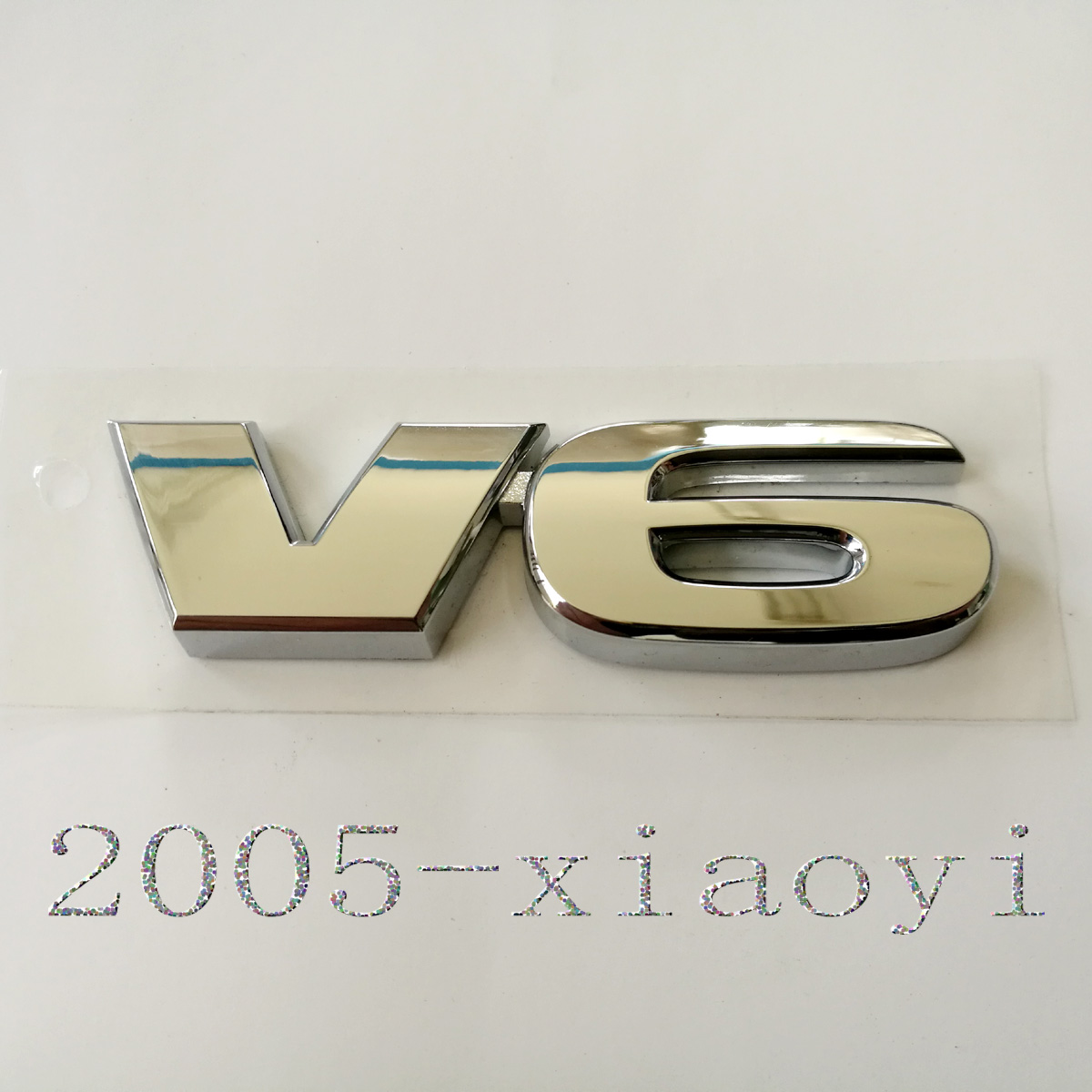 适配凯迪拉克别克雪佛兰丰田大众V6车标大字标标贴纯正配件