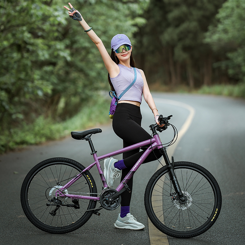 凤凰铝合金山地自行车男款越野变速赛车女款学生24/26寸成人单车