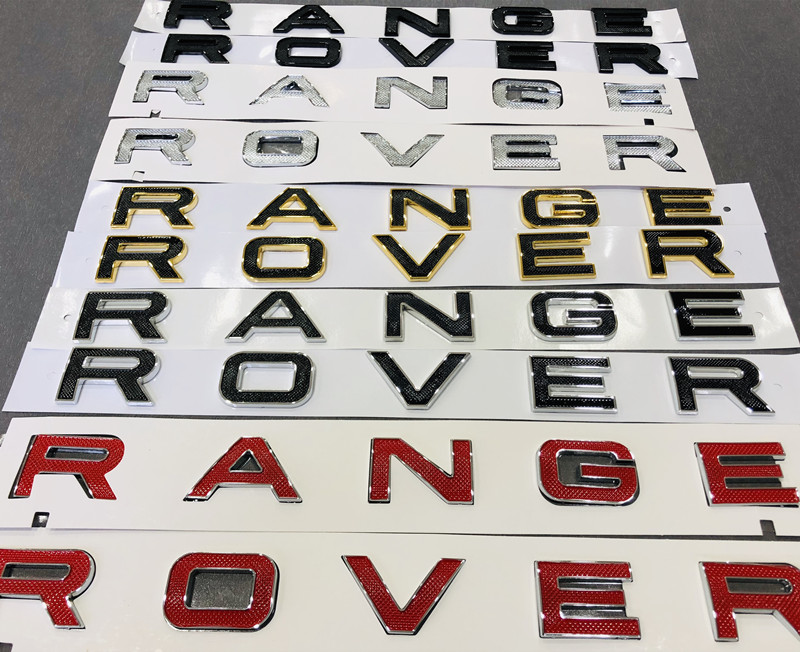 路虎揽胜行政运动版星脉极光SV巅峰版RANGEROVER机盖字母车标尾标