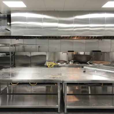 新促商用厨房全套安装园区食堂不锈钢烟罩脱排抽油烟风机大功率品
