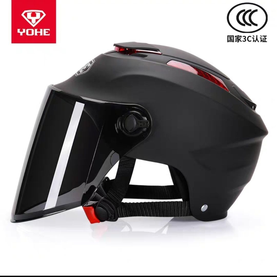 3C永恒头盔365电动车摩托车半盔男女士夏季防紫外线电瓶车安全帽