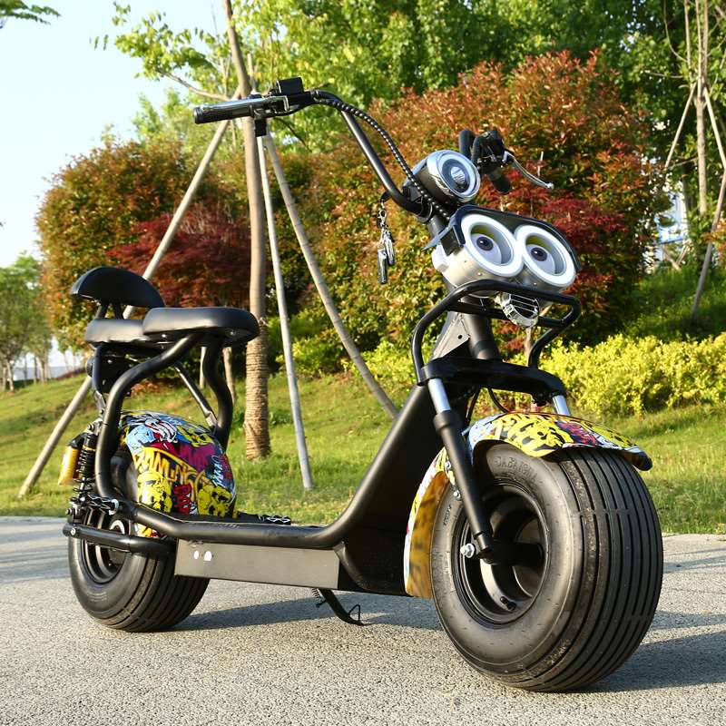 两轮电动自行车哈雷电动车宽胎成人电瓶车滑板锂电车摩托车