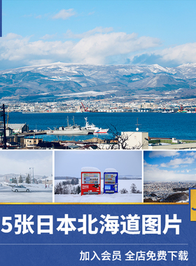 4K日本北海道风景札幌城市街道旅游超清摄影照片高清JPG图片素材