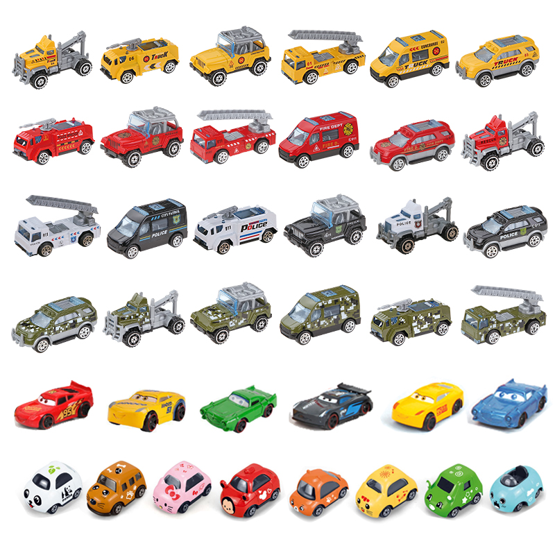 儿童玩具车模型合金小汽车各类工程消防仿真全套装男孩玩具3-10岁
