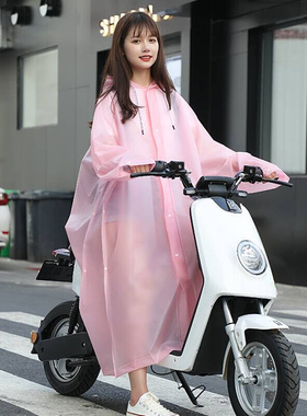 电动电瓶车雨衣长款全身加大加厚女士摩托骑车单人防暴雨专用防水
