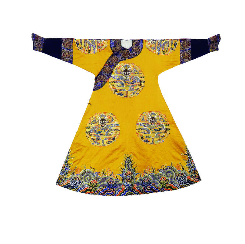 HQ481中国古代服装样式花纹图案高清设计素材喷绘印刷装饰画图库