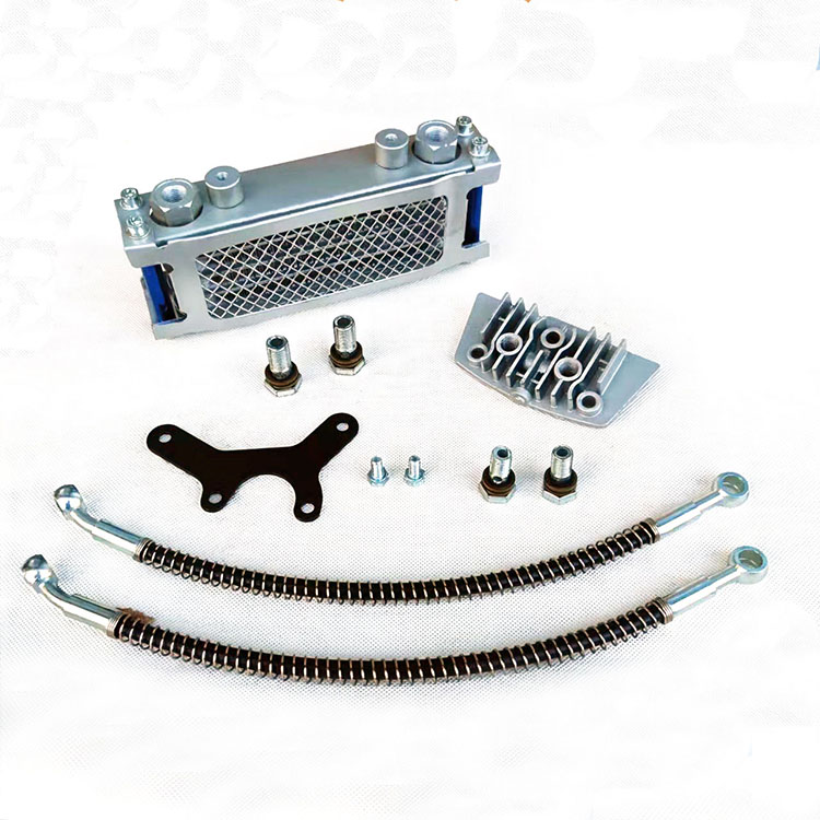 摩托车油冷器 适用于本田发动机 卧机弯梁 50- 125 排量 油冷器