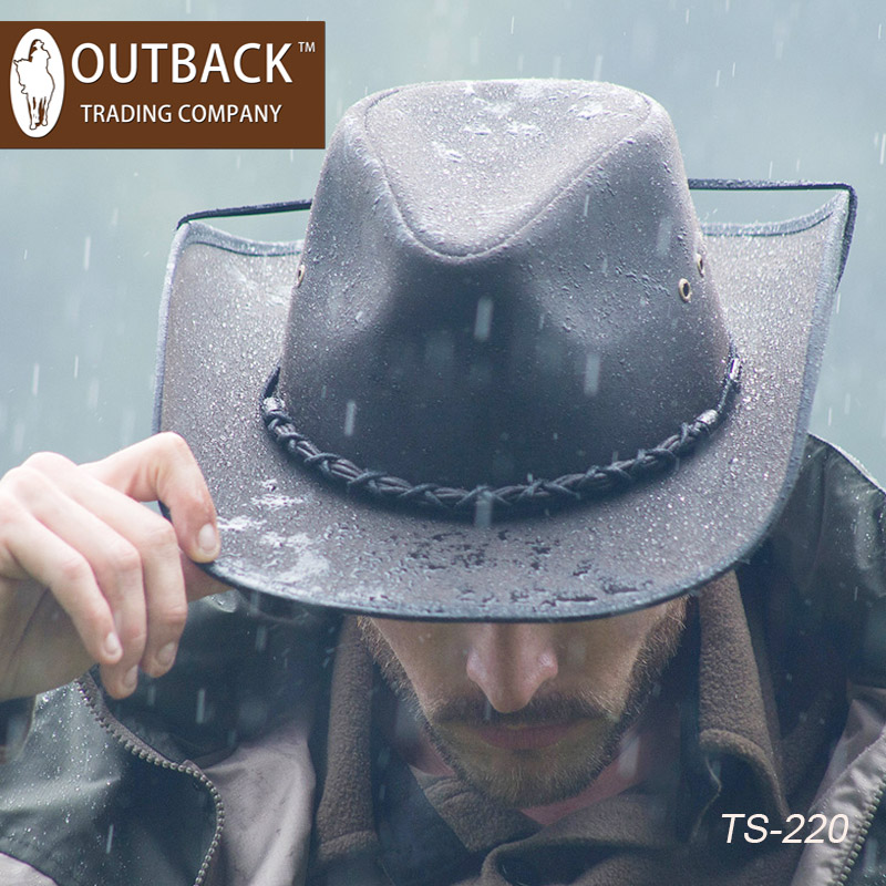 美国OUTBACK西式骑士帽 防雨水油布马帽男女牛仔骑马帽子