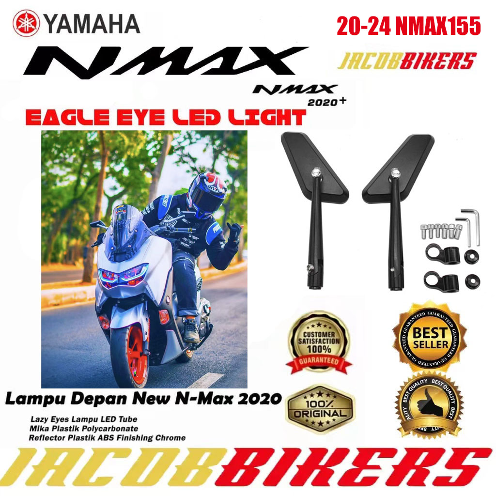 促销24雅马哈NMAX155 NVX摩托车爆款改装件CNC铝合金反光镜后视镜