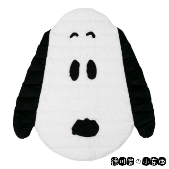 日本代购 Snoopy 史努比 头像 棉质 地垫 脚垫 客厅卧室 小地毯