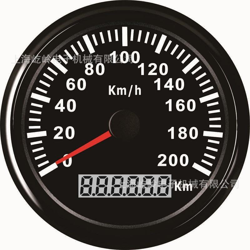 汽车改装仪表120/200km/h通用脉冲速度里程表时速表码表