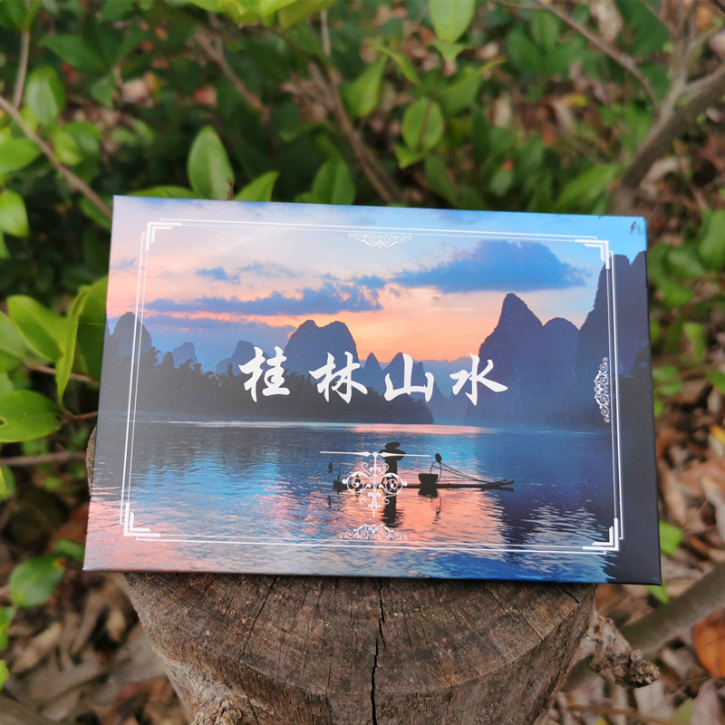 广西桂林山水风景明信片唯美摄影风光旅行纪念品礼物卡片15张入