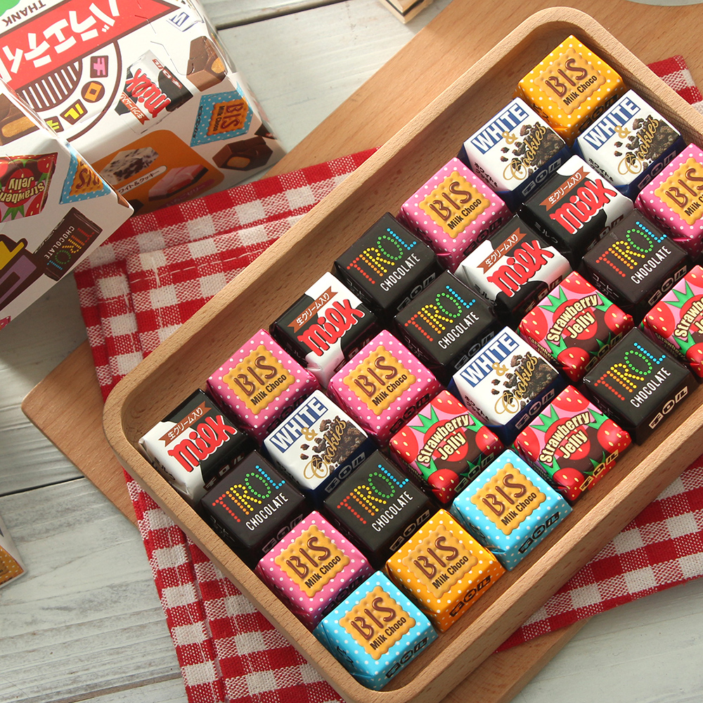 日本进口零食Tirol松尾巧克力夹心喜糖果送女友生日伴手礼物盒装