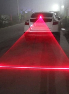 摩托车汽车红外线灯激光灯12V安全灯警示灯一字尾灯防雾防追尾灯