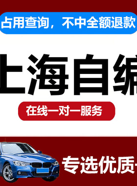 上海沪A沪B选号车牌数据库新能源汽车12123自编车牌照占用查询