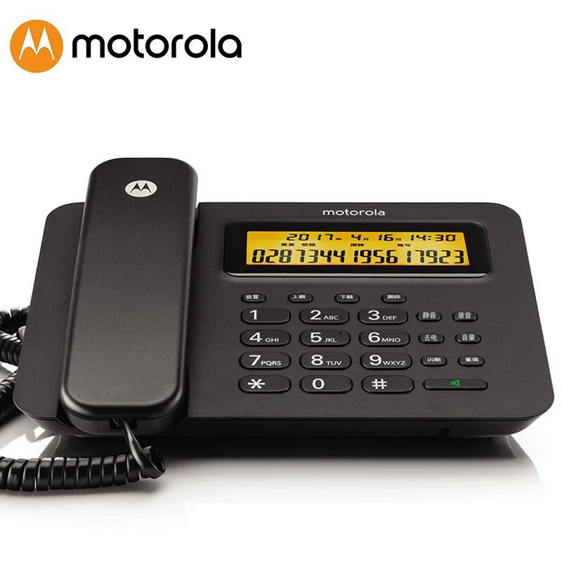 摩托罗拉CT800RC智能录音电话机座机话务员客服电话USB连接电脑