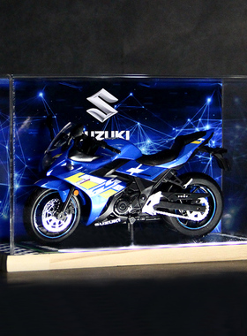 铃木GSX 250R摩托车模型合金机车玩具高档摆件生日礼物送男友收藏