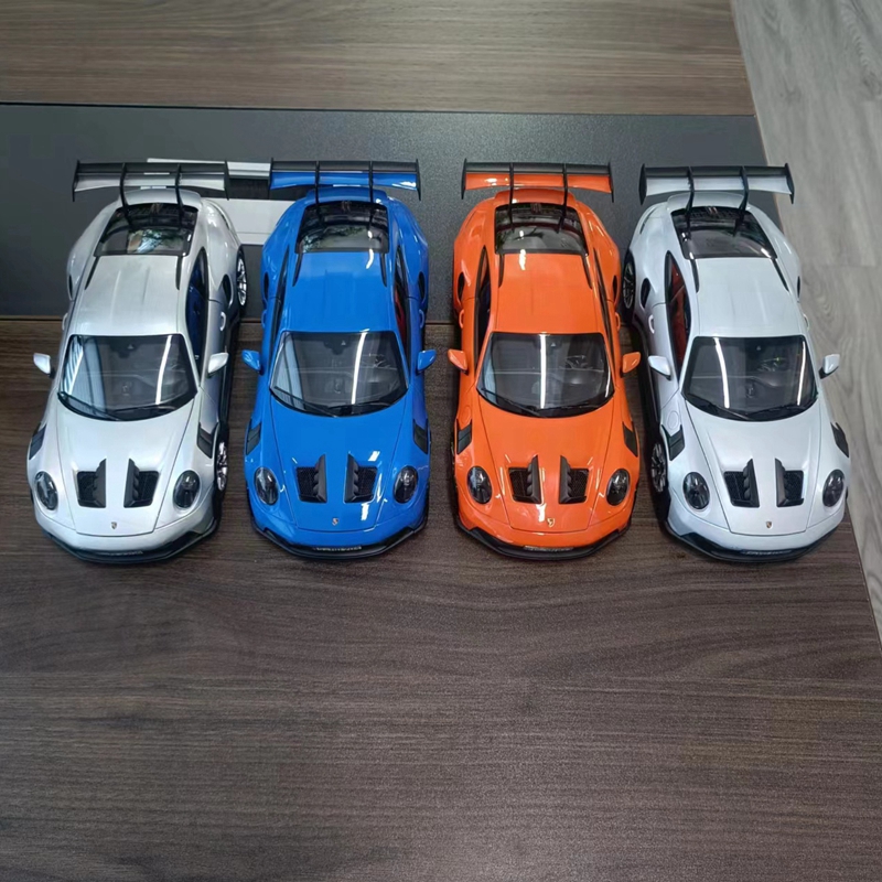 NOREV诺威尔1:18保时捷911 GT3 RS跑车收藏摆件 仿真合金汽车模型