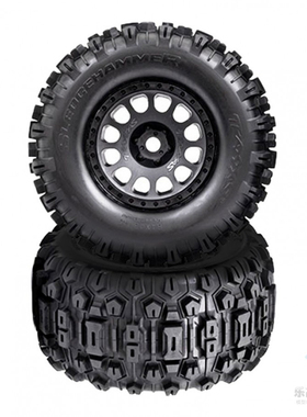 TRAXXAS 8.4英寸大锤成品轮胎 24mm 2个 XRT 大X-MAXX #7876