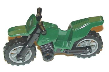 LEGO乐高50860c01摩托车深绿色塑料拼装积木玩具儿童益智全新北京