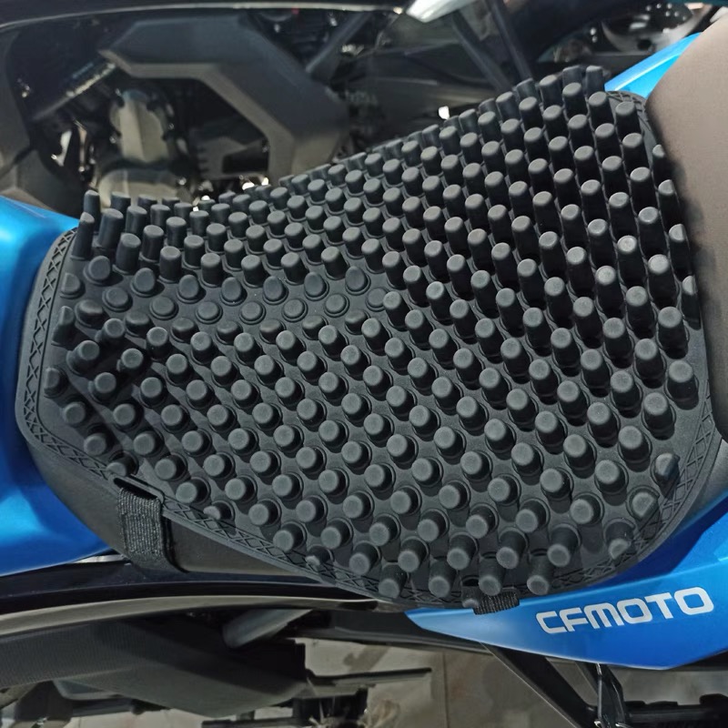 摩托车硅胶凝胶坐垫套防晒罩防水电动车通用冰垫透气隔热垫改装套