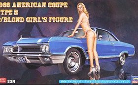 长谷川 52213 Buick Wildcat Coupe 1966 及金发女郎