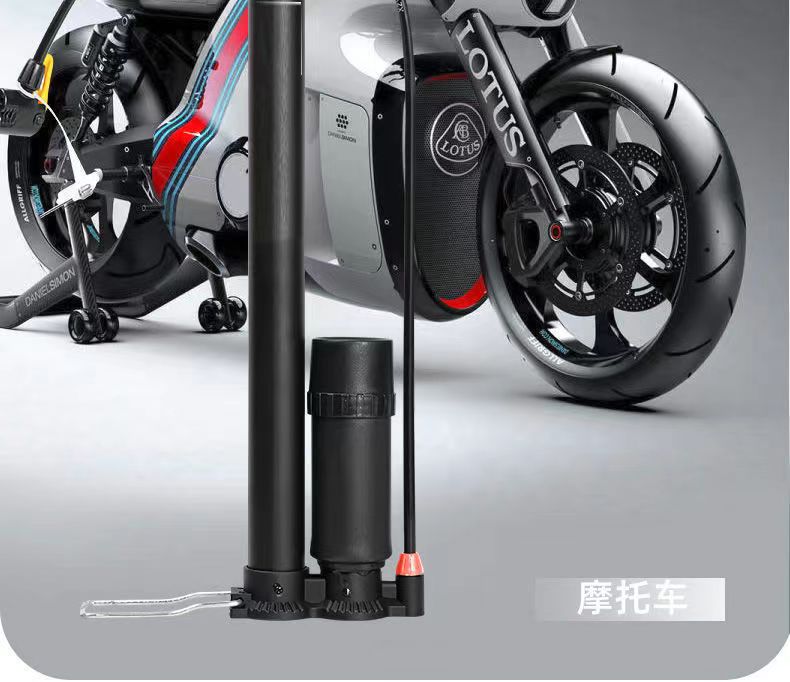 打气筒摩托车高压家用便携汽车篮球电动车自行车真空胎压力表气管