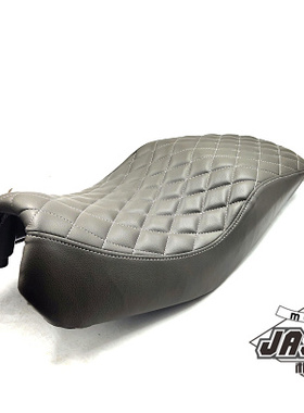 适用摩托车奔达金吉拉300座垫座椅加长加宽防滑双人坐垫改装配件