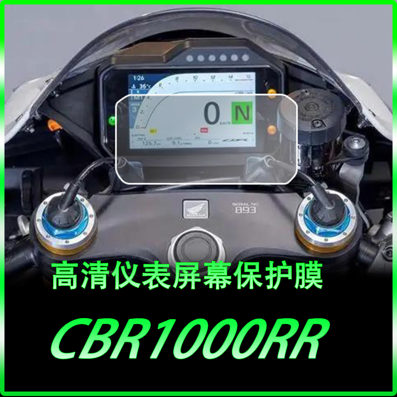 适用本田火刃CBR1000RR-R大灯仪表膜耐磨后视镜透明TPU屏幕保护膜