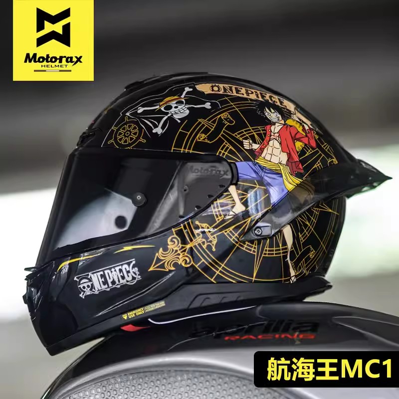 MOTORAX摩雷士R50SPRO头盔摩托车全盔男女机车安德森猫联名3c认证
