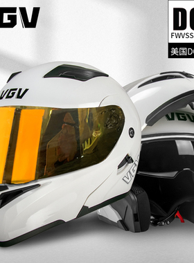 3C认证国标揭面盔夏季男女四季通用全盔摩托车头盔骑行机车安全盔