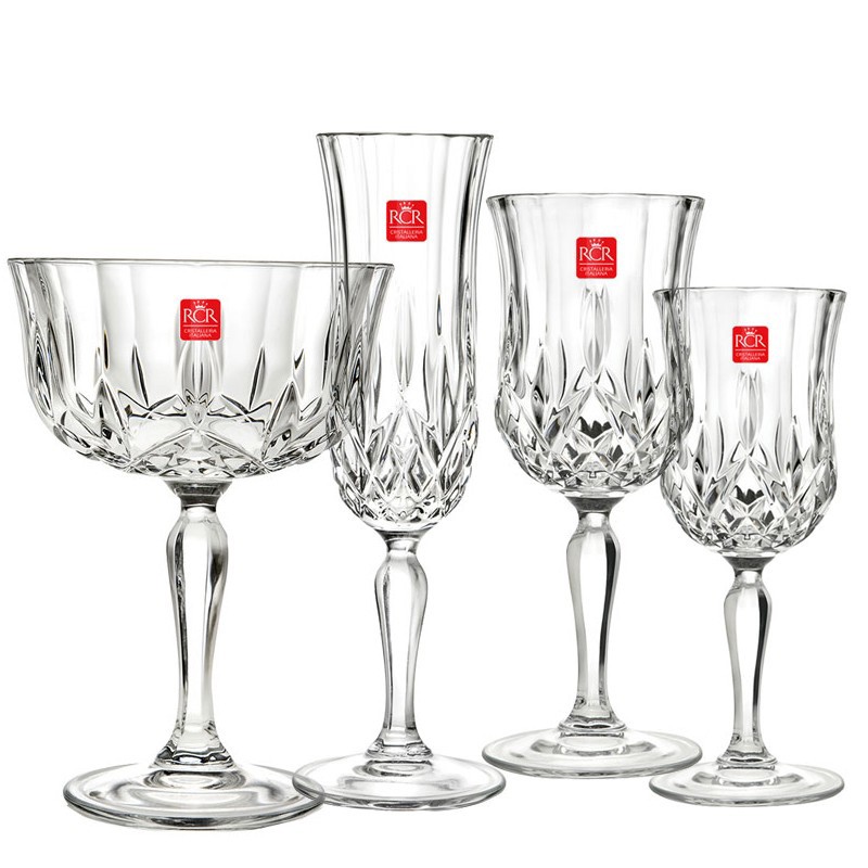 意大利进口RCR水晶杯经典家用葡萄酒杯欧式精致复古式红酒杯香槟