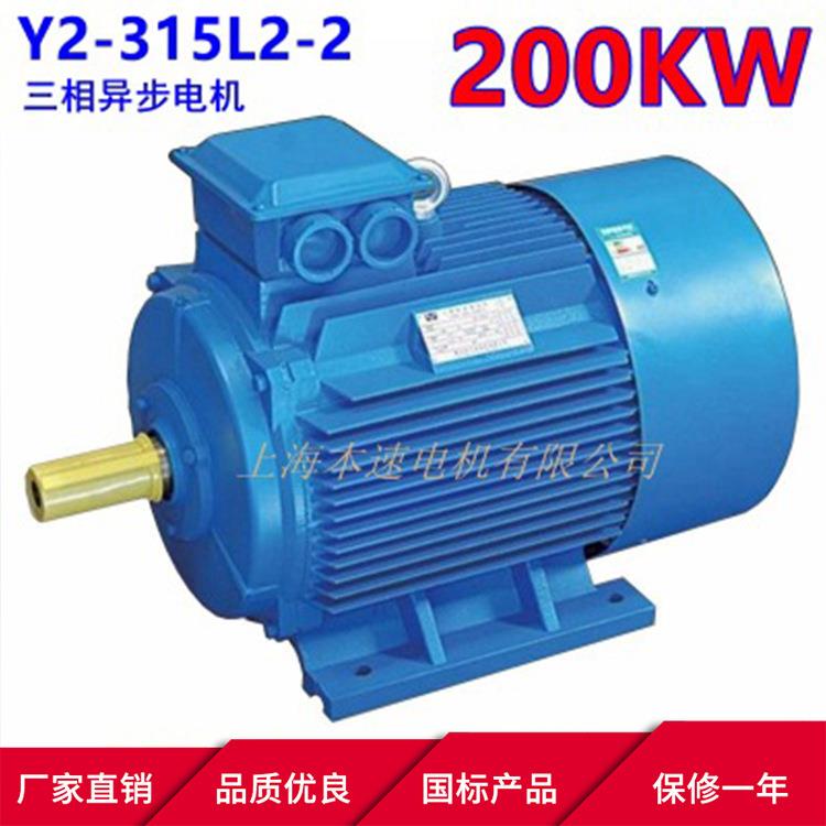 Y2系列马达三相异步电动机Y2-315L2-2200W千瓦2极三相异步马达