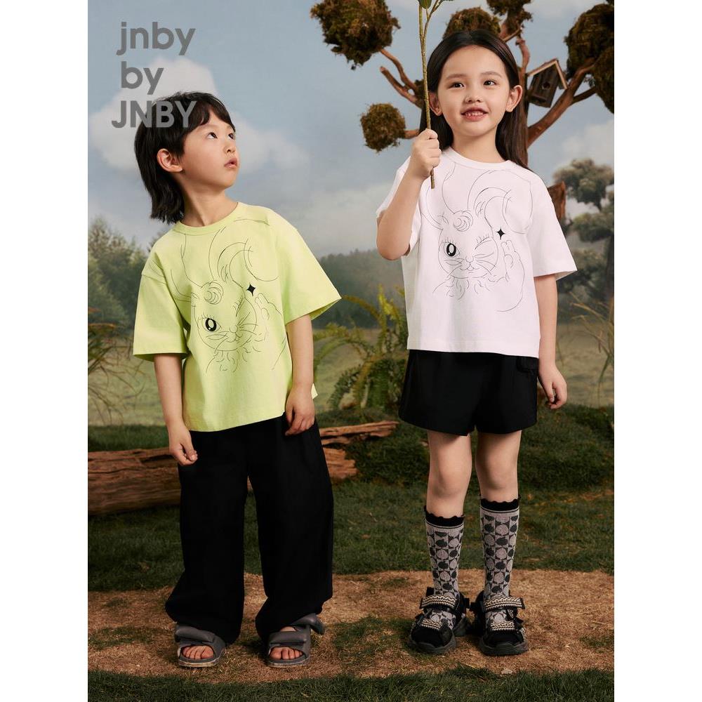 [眨眼兔]江南布衣童装夏短袖T恤萌趣可爱男女童儿童jnbybyjnby