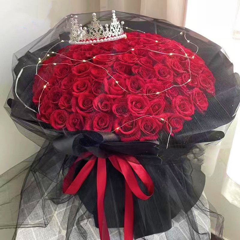 浙江温州市鹿城龙湾瓯海区同城配送女友520礼物99红玫瑰鲜花花束