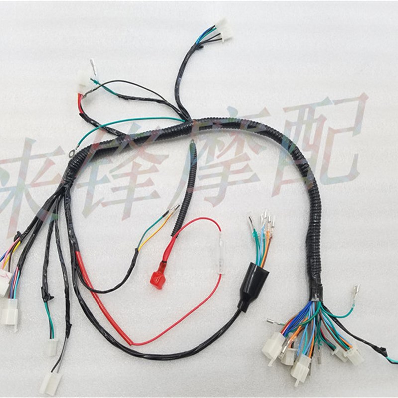 摩托车配件ZJ125珠江 CG125四 五档电缆 主大线 全车线路总成