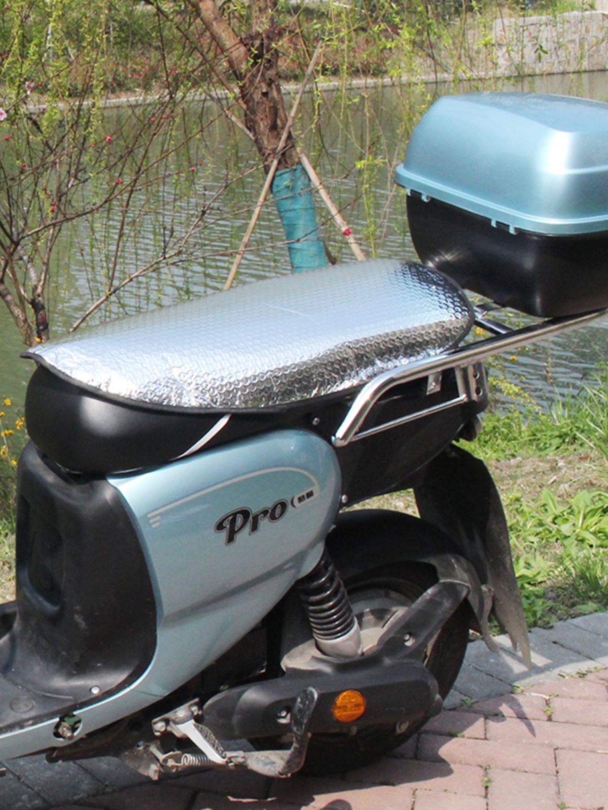 电动车坐垫套防晒防水电瓶车座垫罩座套摩托车隔热垫全包夏季通用
