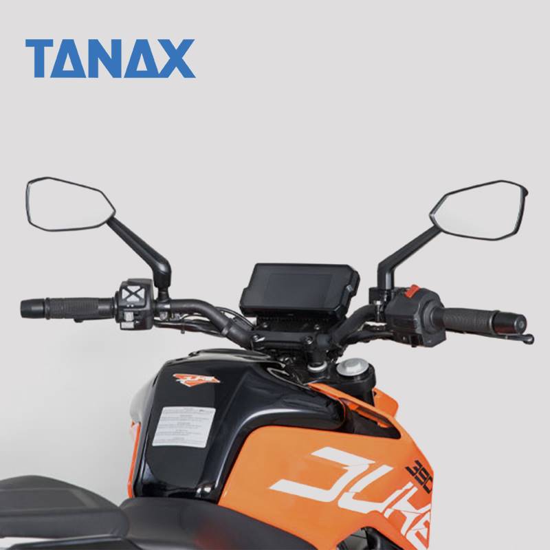 TANAX日本进口品牌摩托车后视镜NA-001广角大视野FR防震高刚轻量