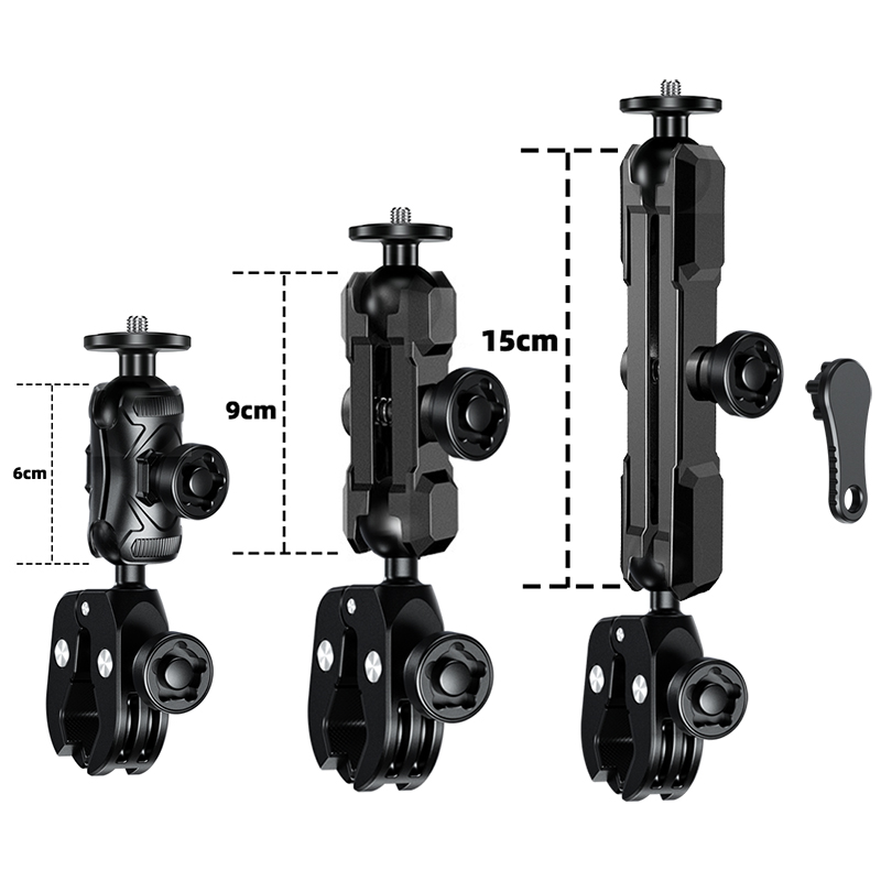 GoPro大疆insta360 X3 X2运动相机摩托车骑行防盗大力夹支架云台