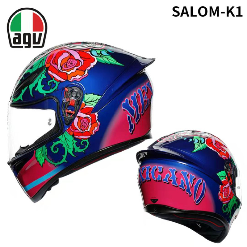 正品现货 意大利AGV摩托车头盔 男女全盔轻量级跑盔赛盔四季亚版