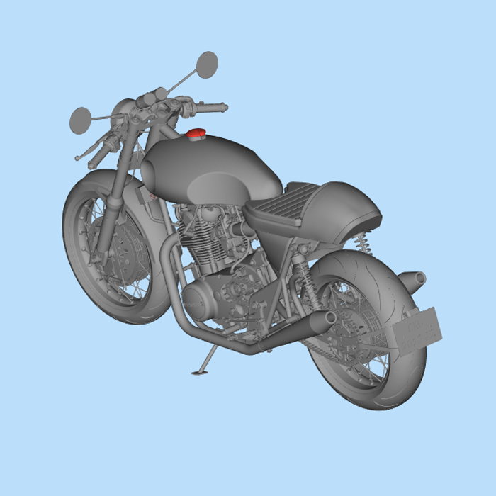 XS650摩托车模型01210527三维图纸（STL格式）