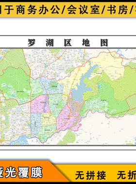 罗湖区地图行政区划新街道新广东省深圳市交通图片素材