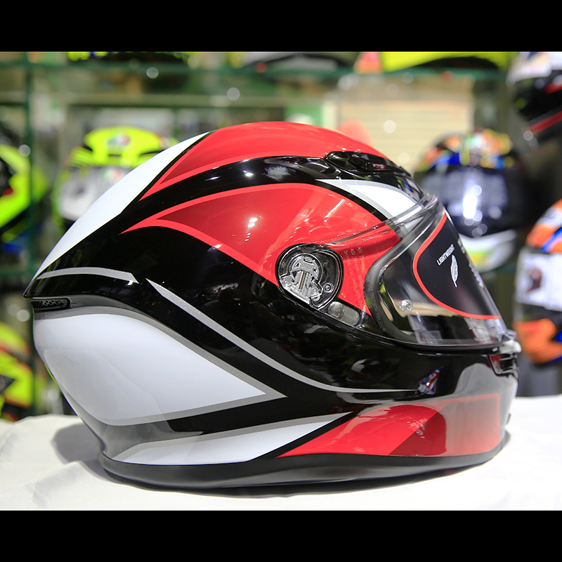 意大利AGV K6头盔男女防雾摩托车赛车机车全盔覆盖四季超轻安全帽