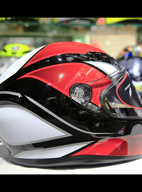 意大利AGV K6头盔男女防雾摩托车赛车机车全盔覆盖四季超轻安全帽