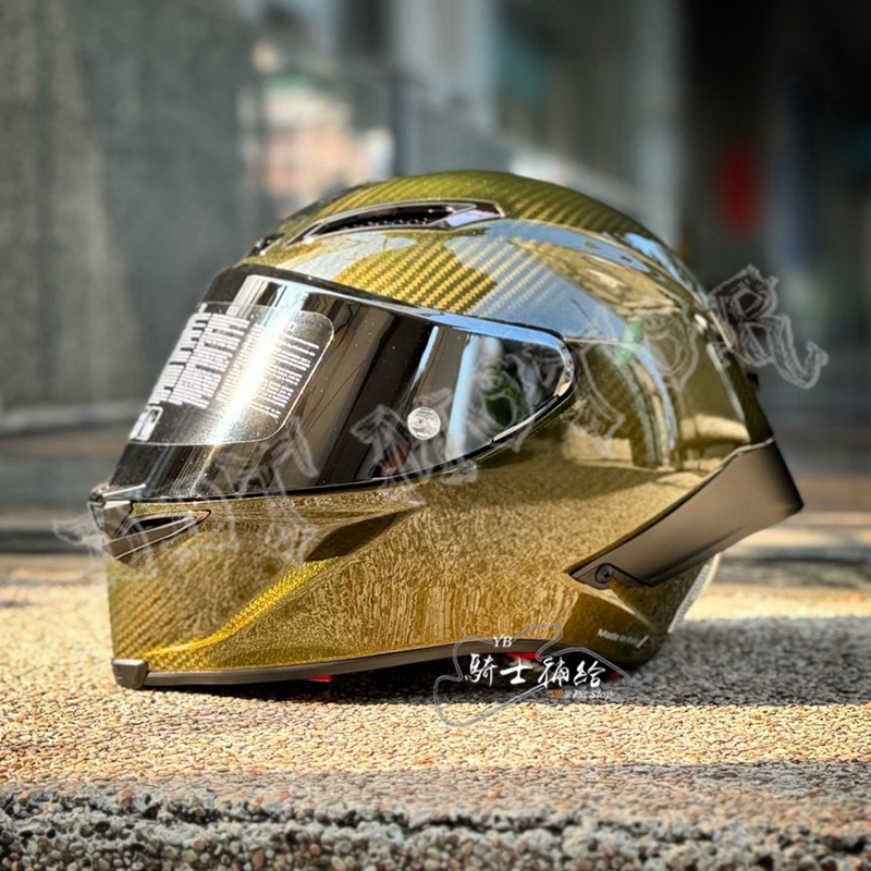 DDT正品AGV PISTA GPRR ORO土豪金限量碳纤维专业摩托赛机车头盔