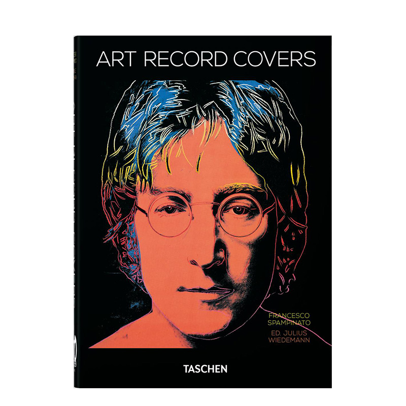 现货[TASCHEN 40th]Art Record Covers.40周年纪念版艺术唱片封面 450张艺术家创作的专辑封面设计 英文原版进口图书音乐书籍