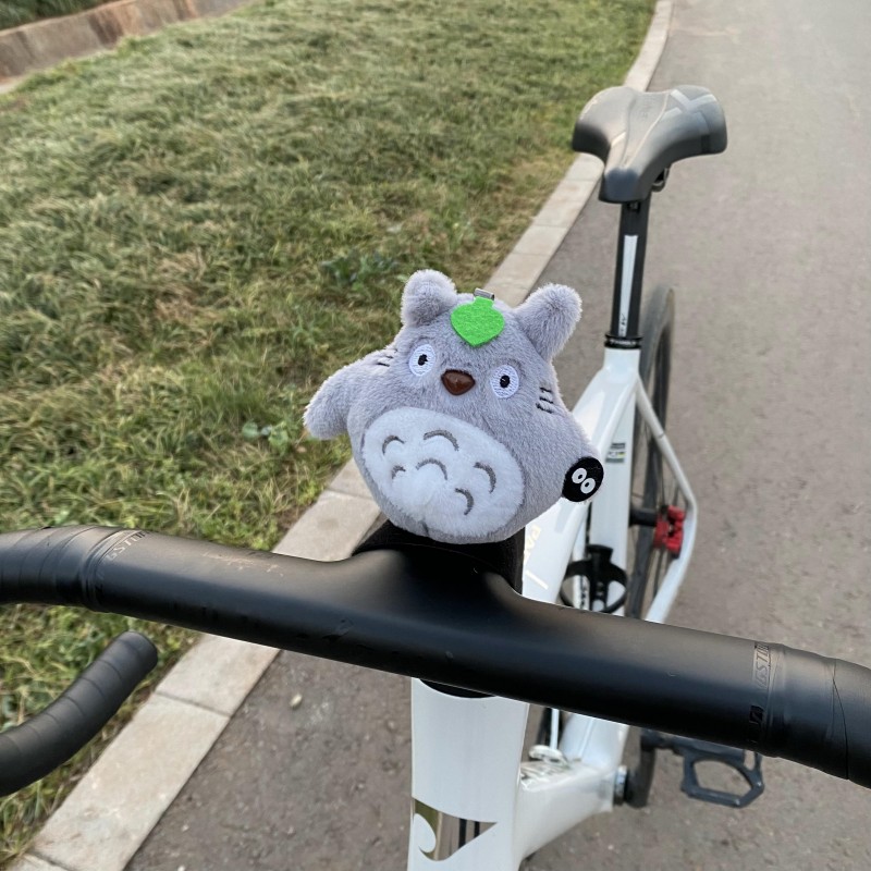 猪不狂手作 破风龙猫山地公路自行车摩托儿童学步车装饰玩偶
