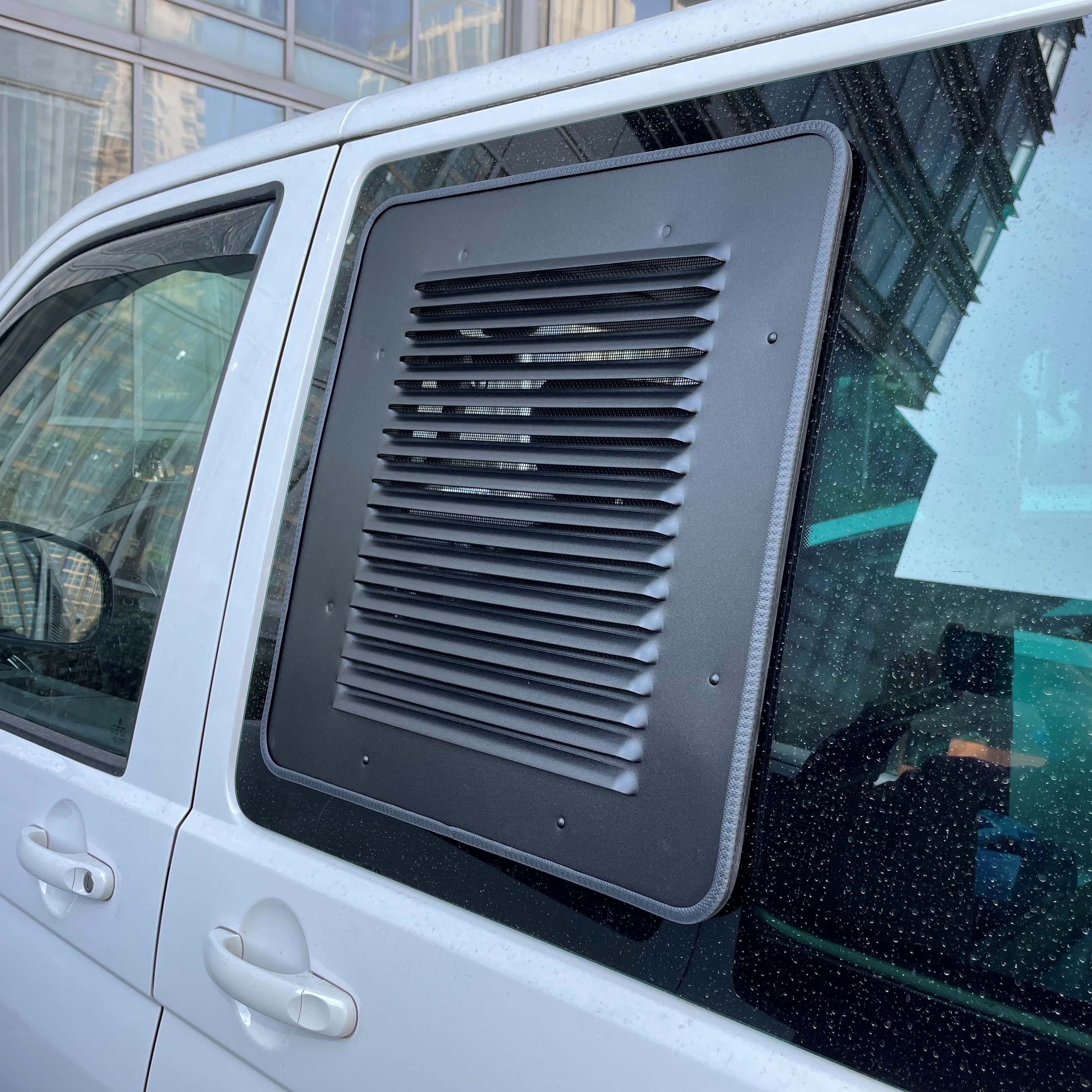 德国进口大众迈特威凯路威T5T6加州商务旅行车防盗散热窗免打孔安