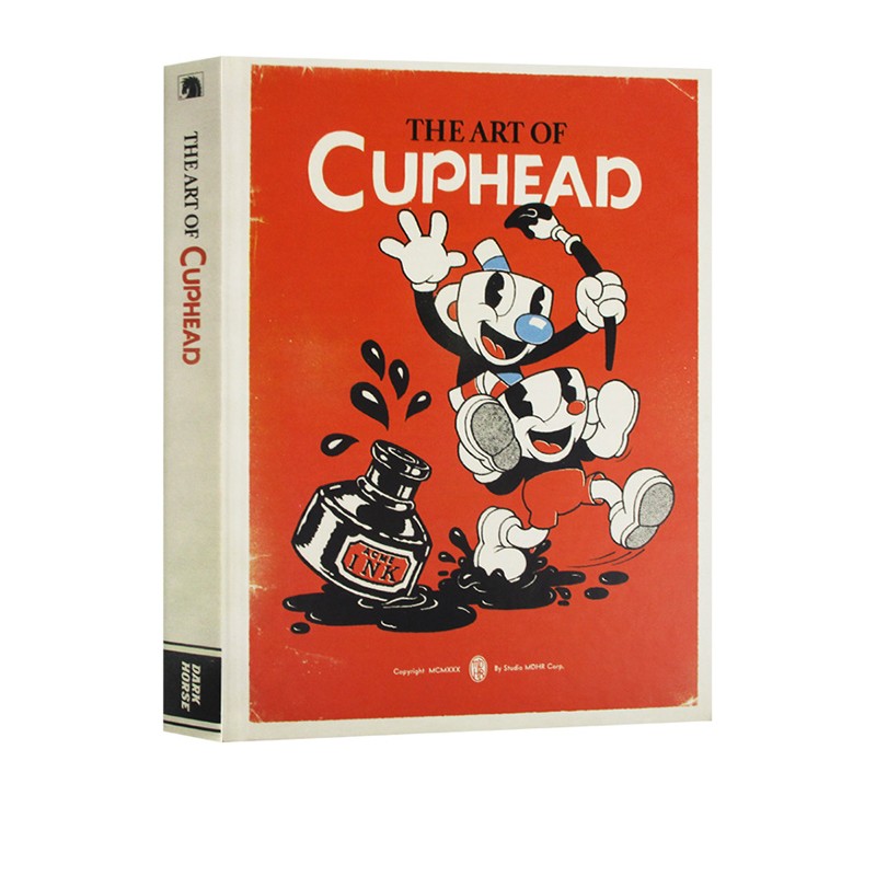 英文原版 茶杯头美术设定集 TGA获奖独立游戏 精装 The Art of Cuphead 30年代复古画风 概念设定插画