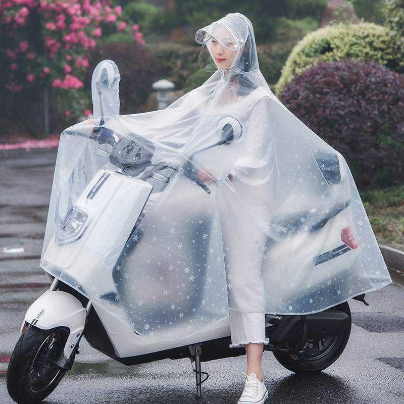 车罩春天无味雨电动电瓶车雨衣双人女士骑行电摩托家用用品抗风单
